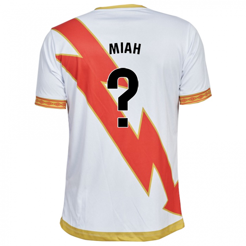 Niño Camiseta Zidan Miah #0 Blanco 1ª Equipación 2023/24 La Camisa Chile