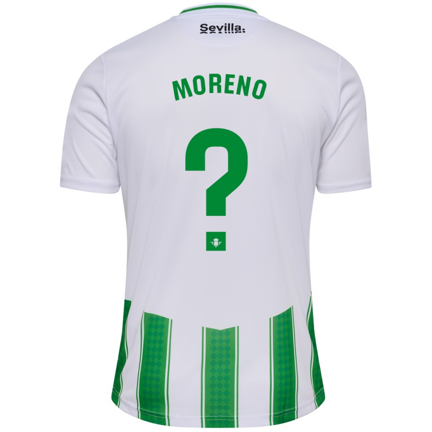 Niño Camiseta Agus Moreno #0 Blanco 1ª Equipación 2023/24 La Camisa Chile