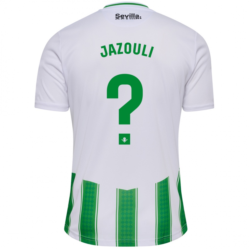 Niño Camiseta Mohamed Jazouli #0 Blanco 1ª Equipación 2023/24 La Camisa Chile