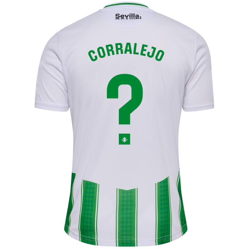 Niño Camiseta Iván Corralejo #0 Blanco 1ª Equipación 2023/24 La Camisa Chile