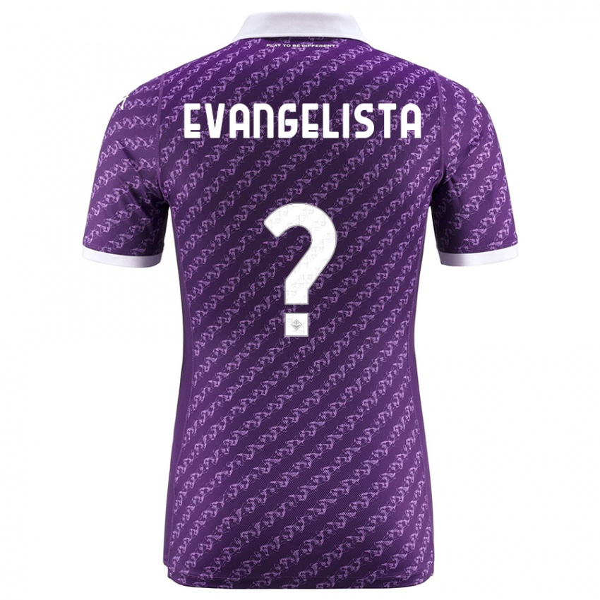 Niño Camiseta Carlo Evangelista #0 Violeta 1ª Equipación 2023/24 La Camisa Chile