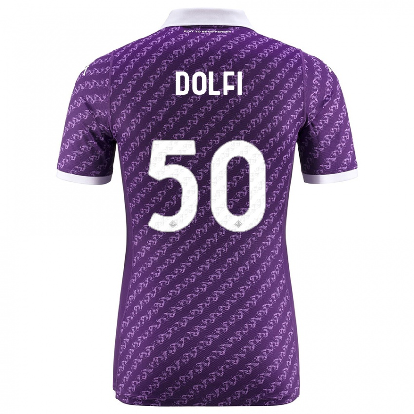 Niño Camiseta Brando Dolfi #50 Violeta 1ª Equipación 2023/24 La Camisa Chile