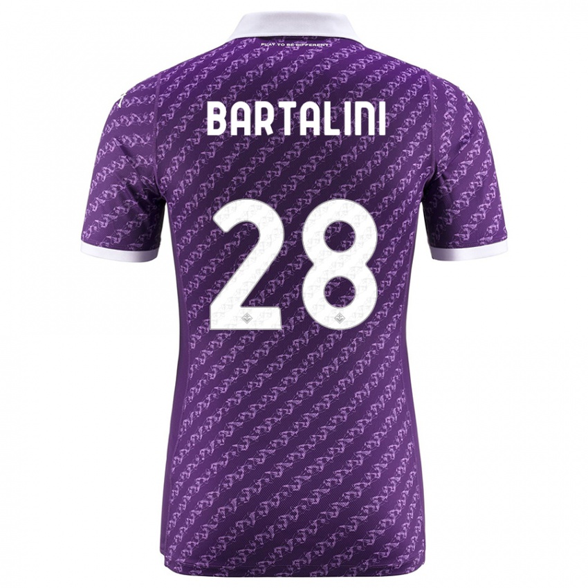 Niño Camiseta Viola Bartalini #28 Violeta 1ª Equipación 2023/24 La Camisa Chile