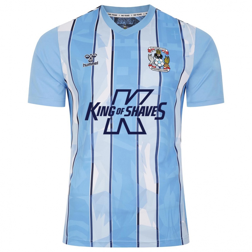 Niño Camiseta Liam Kelly #6 Cielo Azul 1ª Equipación 2023/24 La Camisa Chile