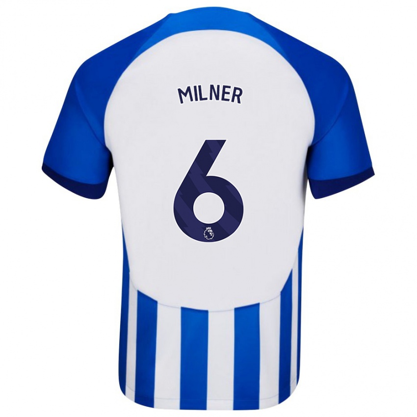 Niño Camiseta James Milner #6 Azul 1ª Equipación 2023/24 La Camisa Chile