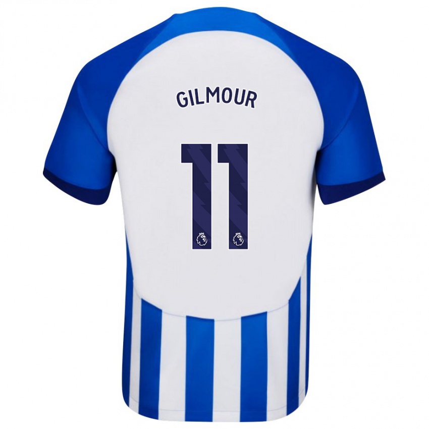 Niño Camiseta Billy Gilmour #11 Azul 1ª Equipación 2023/24 La Camisa Chile