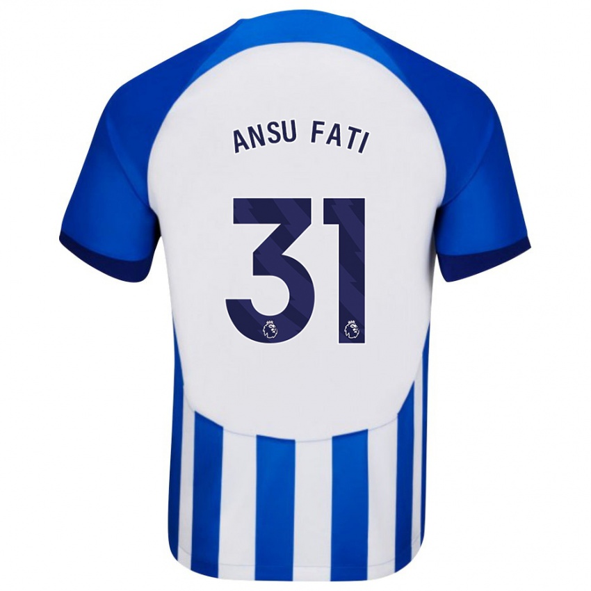 Niño Camiseta Ansu Fati #31 Azul 1ª Equipación 2023/24 La Camisa Chile