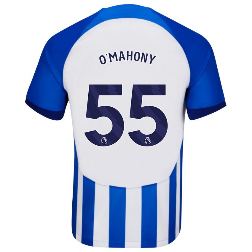 Niño Camiseta Mark O'mahony #55 Azul 1ª Equipación 2023/24 La Camisa Chile