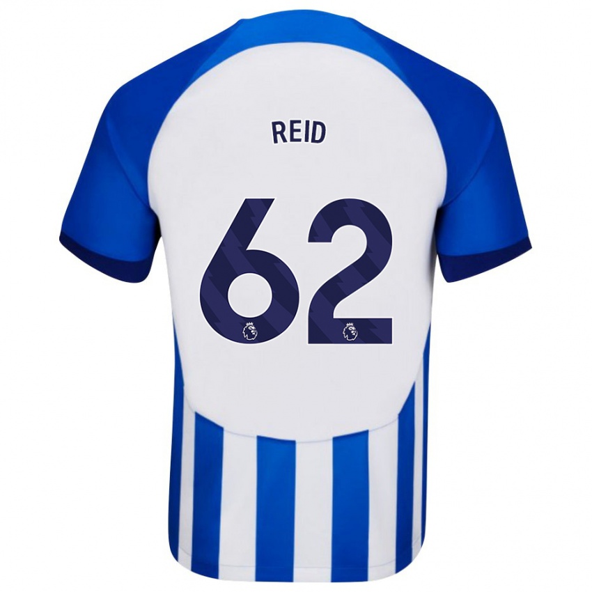 Niño Camiseta Tommy Reid #62 Azul 1ª Equipación 2023/24 La Camisa Chile
