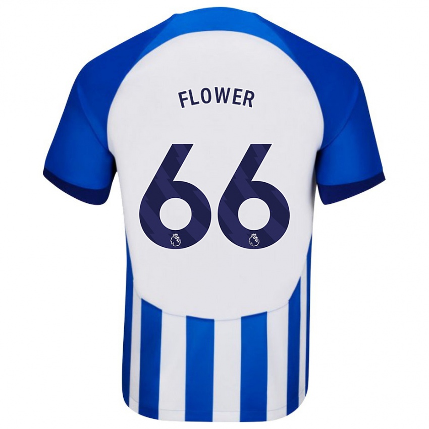 Niño Camiseta Louis Flower #66 Azul 1ª Equipación 2023/24 La Camisa Chile