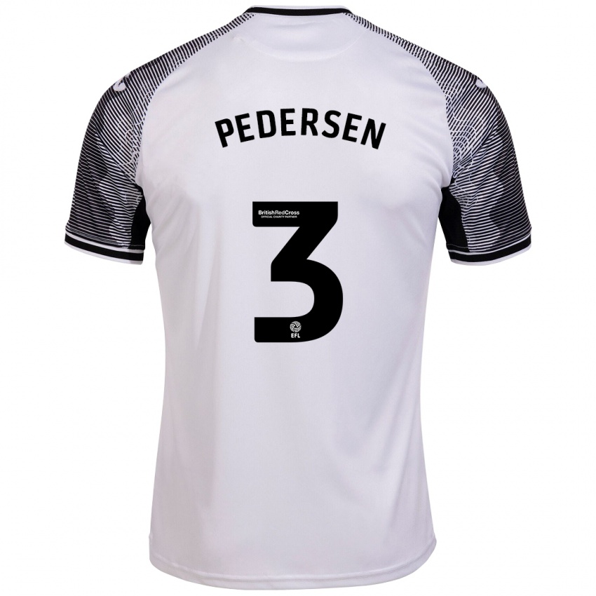Niño Camiseta Kristian Pedersen #3 Blanco 1ª Equipación 2023/24 La Camisa Chile