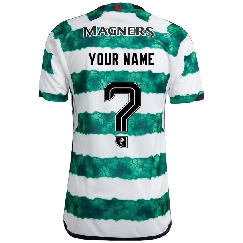 Niño Camiseta Su Nombre #0 Verde 1ª Equipación 2023/24 La Camisa Chile