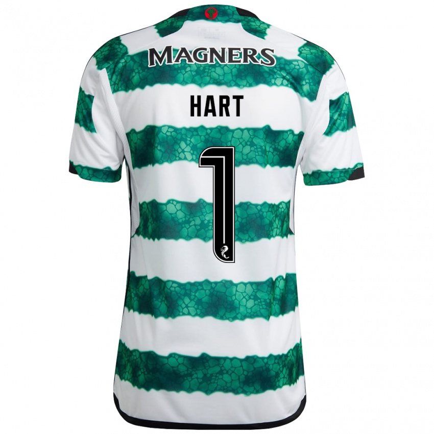 Niño Camiseta Joe Hart #1 Verde 1ª Equipación 2023/24 La Camisa Chile