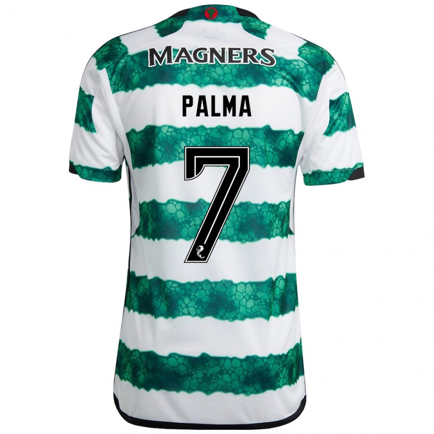 Niño Camiseta Luis Palma #7 Verde 1ª Equipación 2023/24 La Camisa Chile