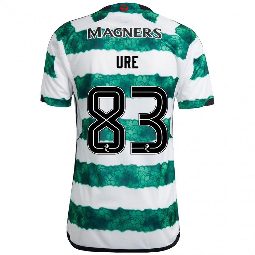Niño Camiseta Kyle Ure #83 Verde 1ª Equipación 2023/24 La Camisa Chile