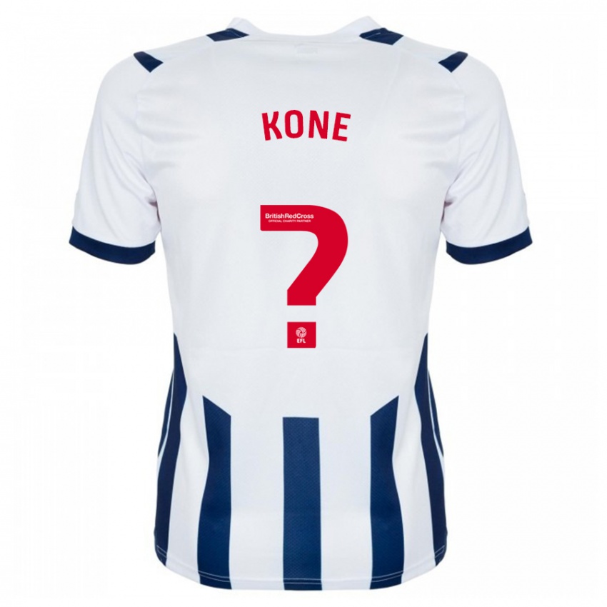 Niño Camiseta Cheick Kone #0 Blanco 1ª Equipación 2023/24 La Camisa Chile