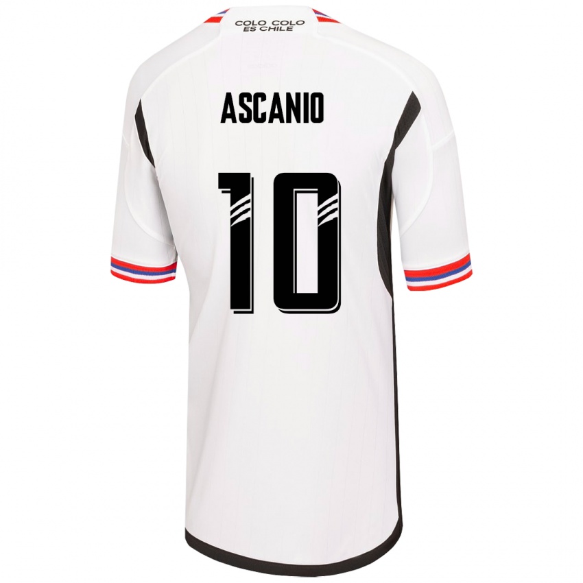 Niño Camiseta Yusmery Ascanio #10 Blanco 1ª Equipación 2023/24 La Camisa Chile