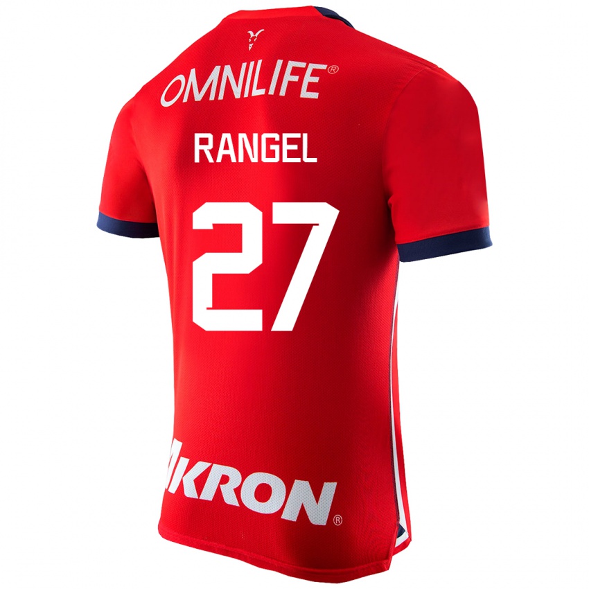 Niño Camiseta José Rangel #27 Rojo 1ª Equipación 2023/24 La Camisa Chile