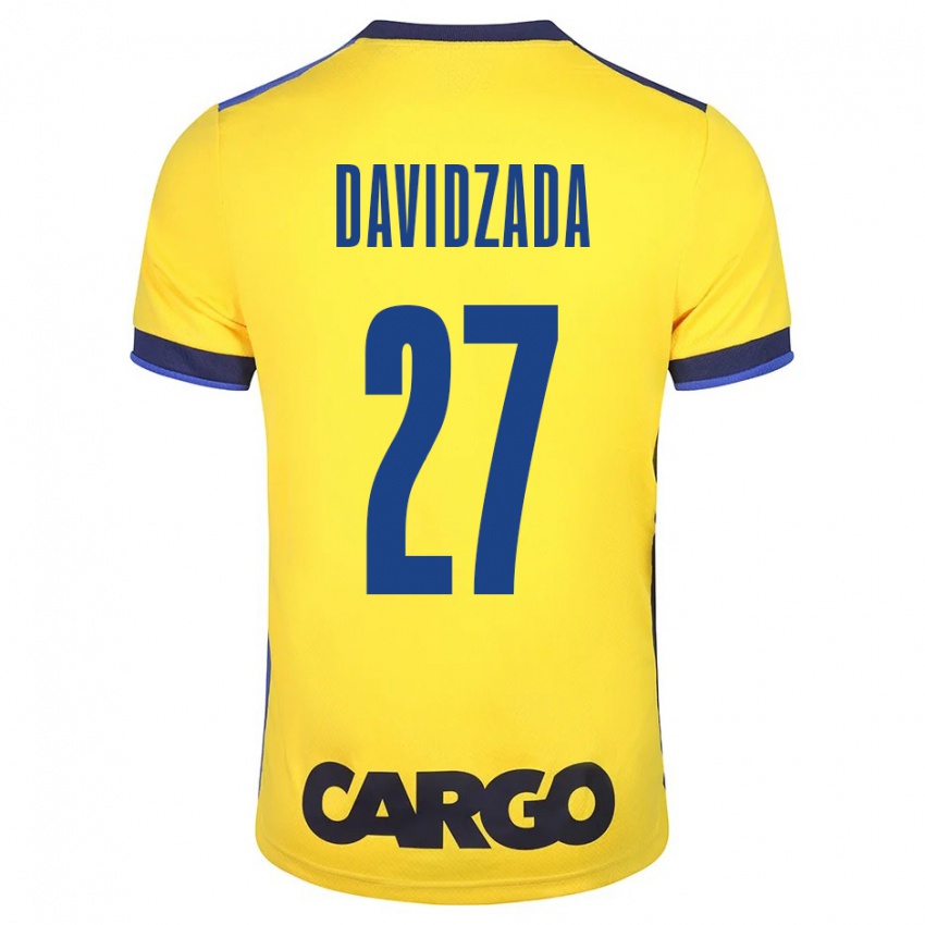 Niño Camiseta Ofir Davidzada #27 Amarillo 1ª Equipación 2023/24 La Camisa Chile
