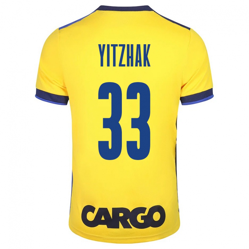 Niño Camiseta Or Yitzhak #33 Amarillo 1ª Equipación 2023/24 La Camisa Chile