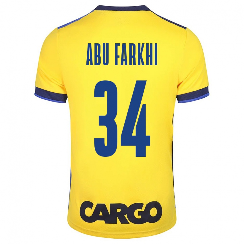 Niño Camiseta Sayed Abu Farkhi #34 Amarillo 1ª Equipación 2023/24 La Camisa Chile