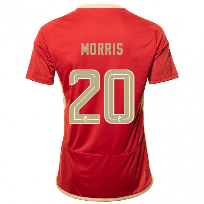 Niño Camiseta Shayden Morris #20 Rojo 1ª Equipación 2023/24 La Camisa Chile