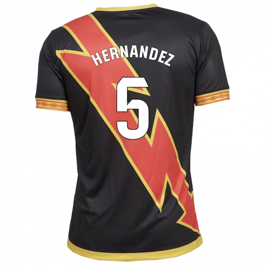 Niño Camiseta Aridane Hernández #5 Negro 2ª Equipación 2023/24 La Camisa Chile