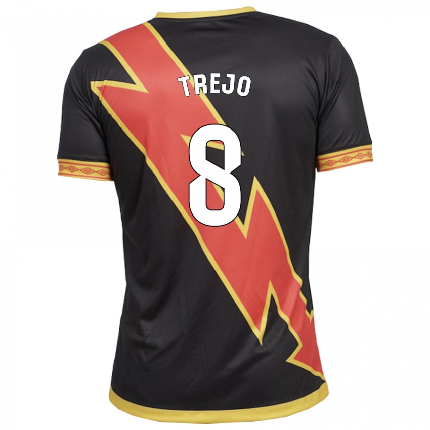 Niño Camiseta Óscar Trejo #8 Negro 2ª Equipación 2023/24 La Camisa Chile