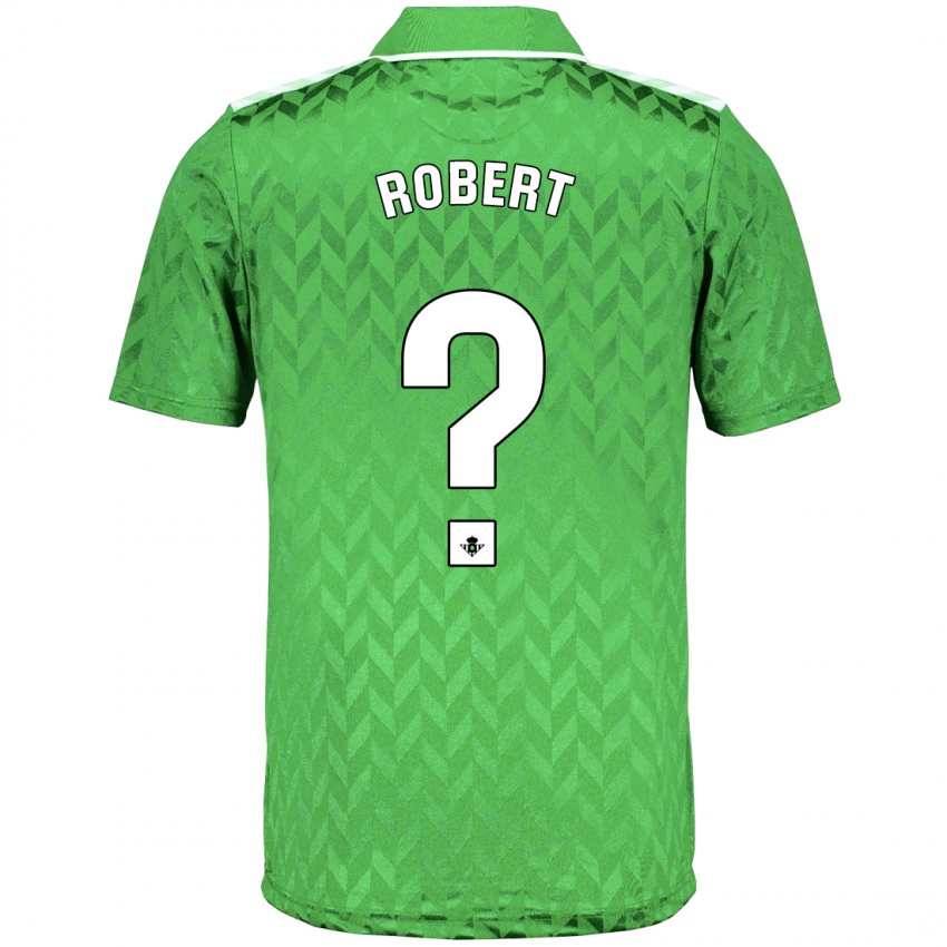 Niño Camiseta Jaime Robert #0 Verde 2ª Equipación 2023/24 La Camisa Chile