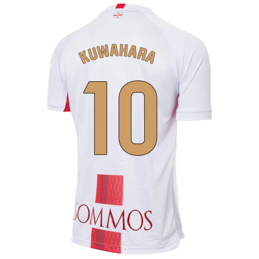 Niño Camiseta Akane Kuwahara #10 Blanco 2ª Equipación 2023/24 La Camisa Chile