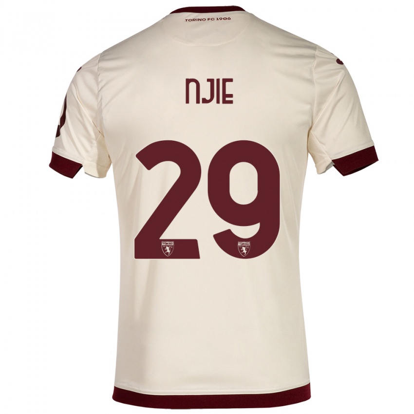 Niño Camiseta Alieu Njie #29 Champán 2ª Equipación 2023/24 La Camisa Chile