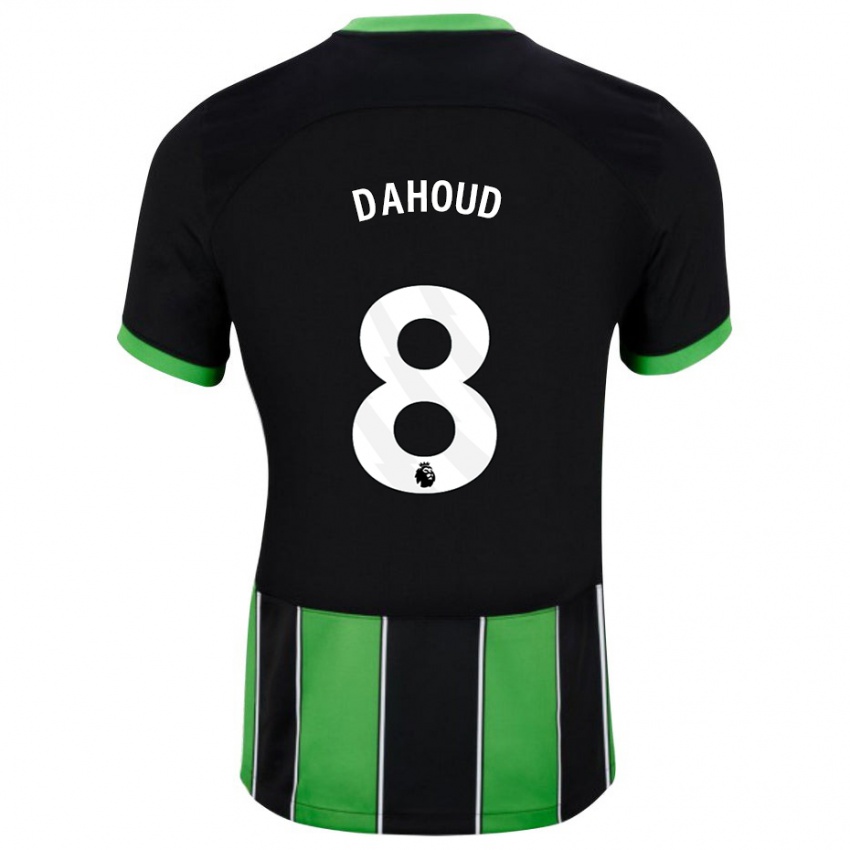 Niño Camiseta Mahmoud Dahoud #8 Verde Negro 2ª Equipación 2023/24 La Camisa Chile