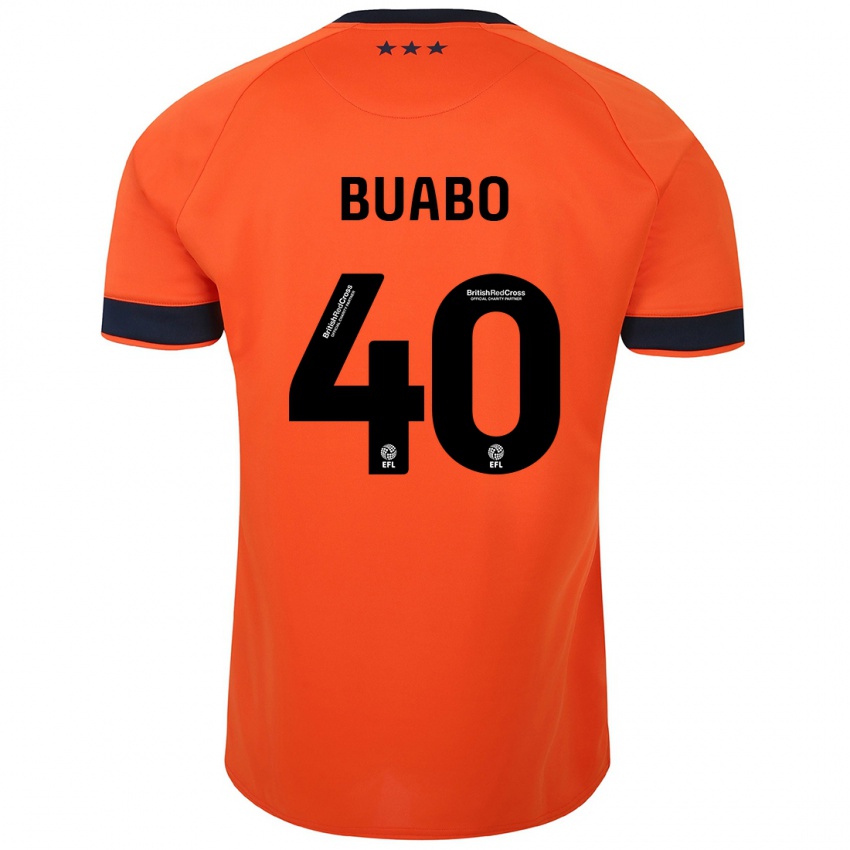 Niño Camiseta Gerard Buabo #40 Naranja 2ª Equipación 2023/24 La Camisa Chile