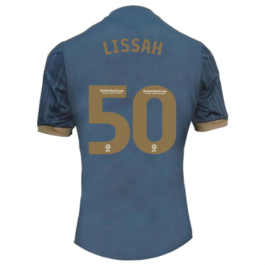 Niño Camiseta Filip Lissah #50 Verde Azulado Oscuro 2ª Equipación 2023/24 La Camisa Chile