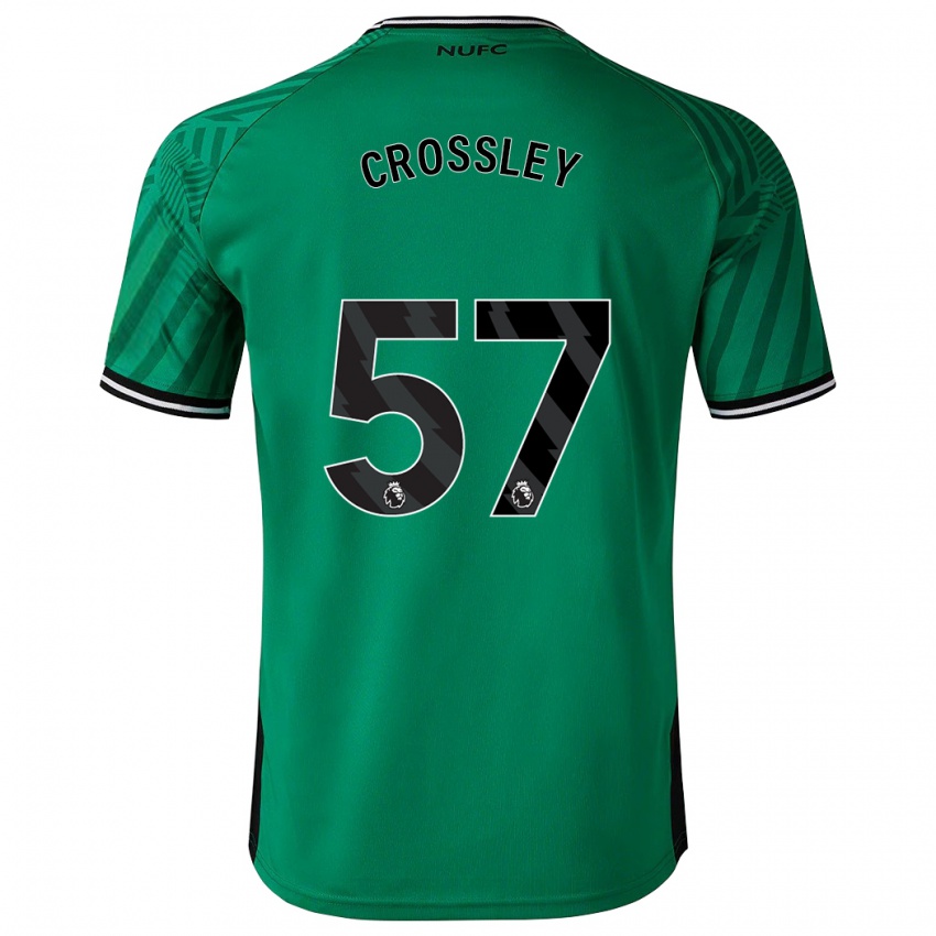 Niño Camiseta Kyle Crossley #57 Verde 2ª Equipación 2023/24 La Camisa Chile