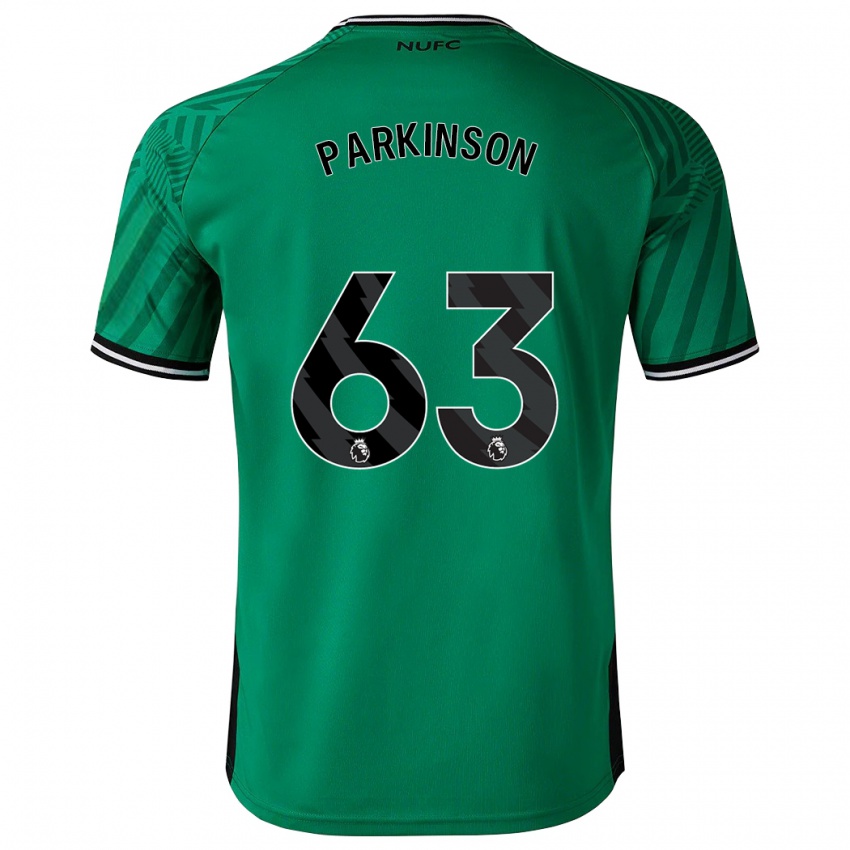 Niño Camiseta Ben Parkinson #63 Verde 2ª Equipación 2023/24 La Camisa Chile