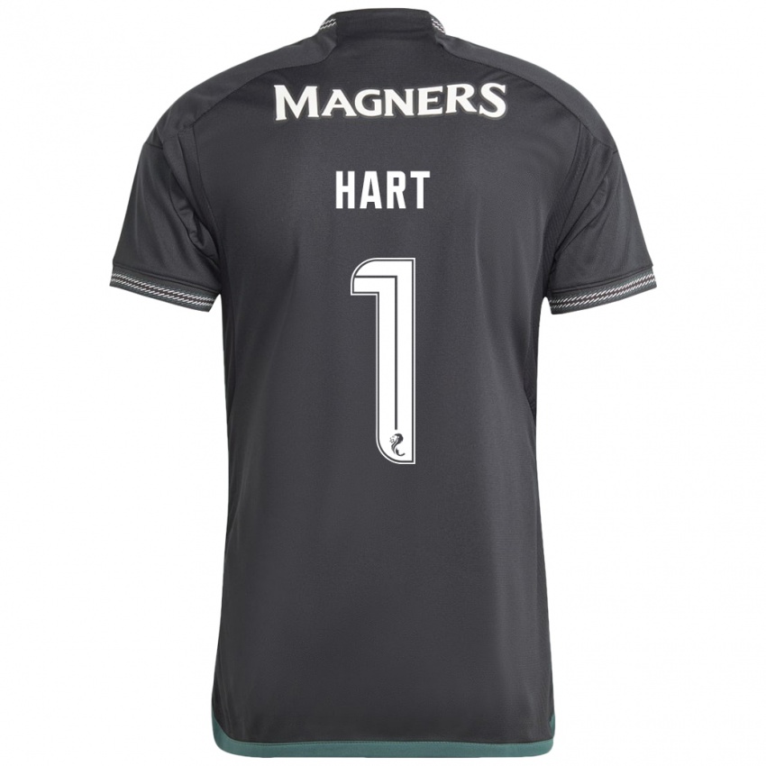 Niño Camiseta Joe Hart #1 Negro 2ª Equipación 2023/24 La Camisa Chile