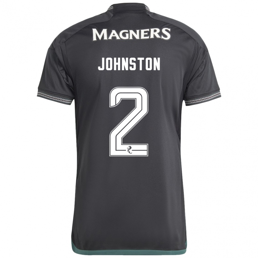 Niño Camiseta Alistair Johnston #2 Negro 2ª Equipación 2023/24 La Camisa Chile
