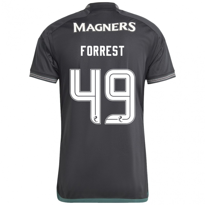 Niño Camiseta James Forrest #49 Negro 2ª Equipación 2023/24 La Camisa Chile