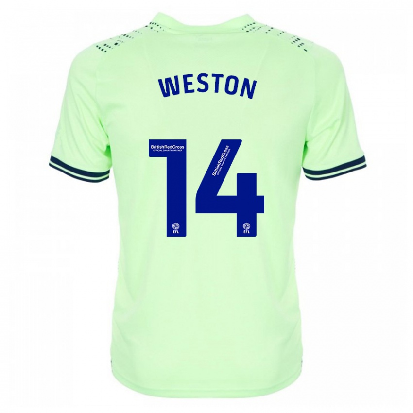 Niño Camiseta Steph Weston #14 Armada 2ª Equipación 2023/24 La Camisa Chile