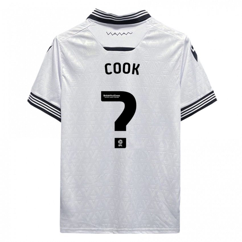 Niño Camiseta Luke Cook #0 Blanco 2ª Equipación 2023/24 La Camisa Chile