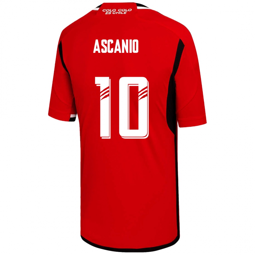 Niño Camiseta Yusmery Ascanio #10 Rojo 2ª Equipación 2023/24 La Camisa Chile