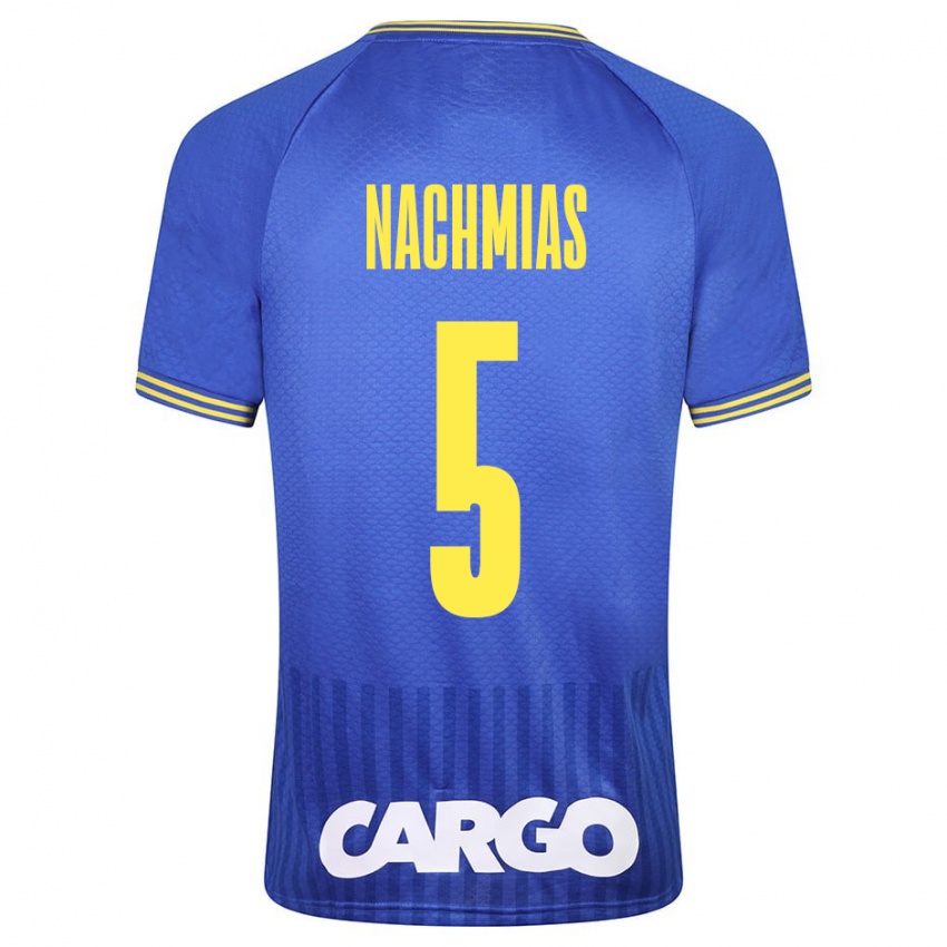 Niño Camiseta Idan Nachmias #5 Azul 2ª Equipación 2023/24 La Camisa Chile