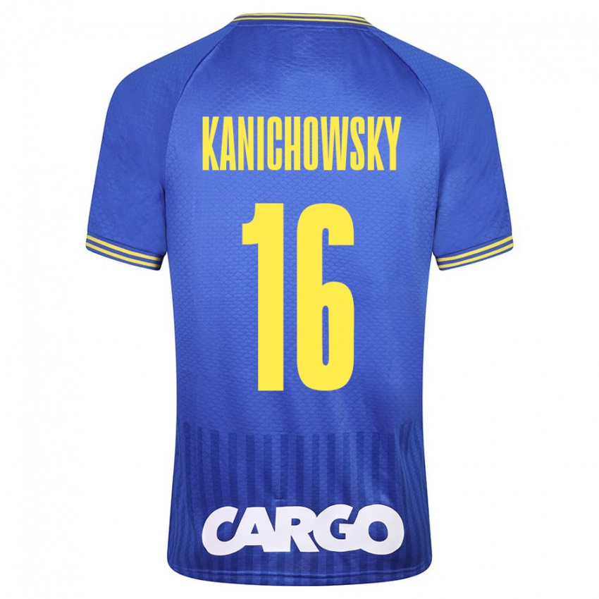 Niño Camiseta Gabi Kanichowsky #16 Azul 2ª Equipación 2023/24 La Camisa Chile