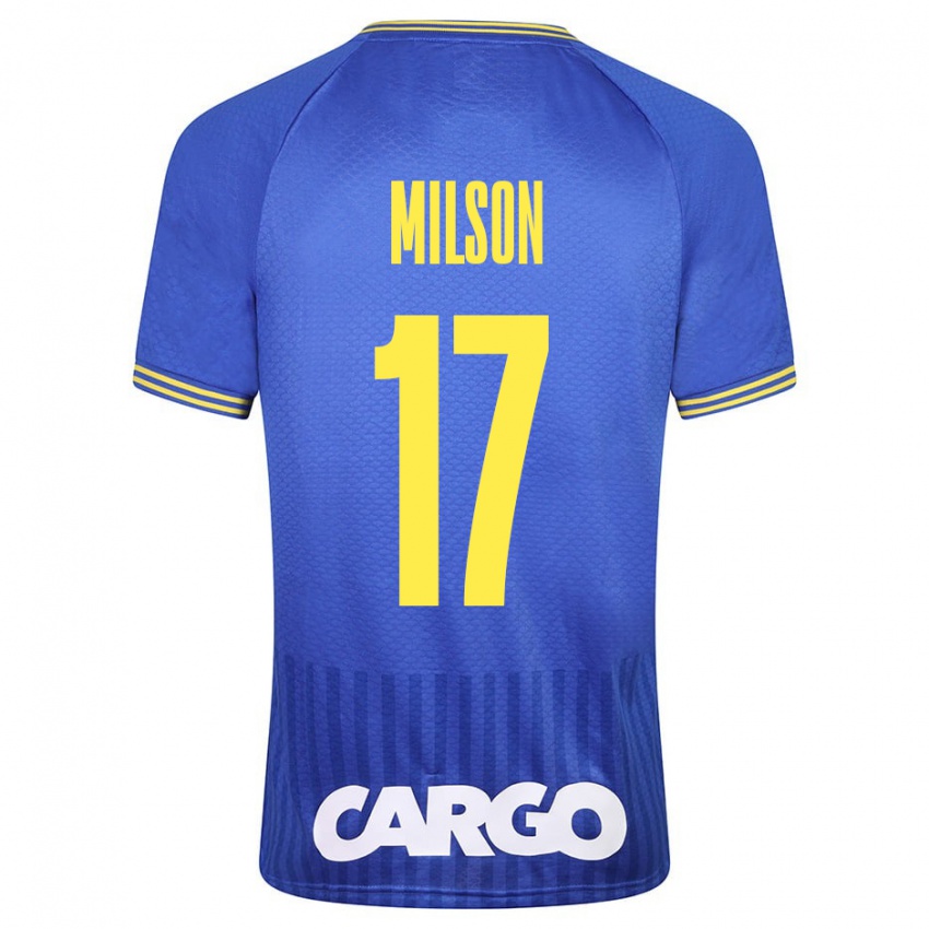 Niño Camiseta Milson #17 Azul 2ª Equipación 2023/24 La Camisa Chile