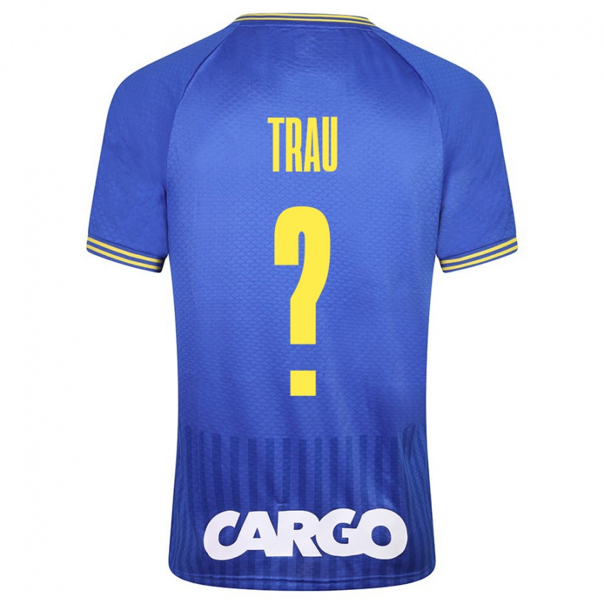 Niño Camiseta Idan Trau #0 Azul 2ª Equipación 2023/24 La Camisa Chile