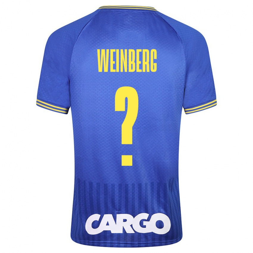 Niño Camiseta Idan Weinberg #0 Azul 2ª Equipación 2023/24 La Camisa Chile