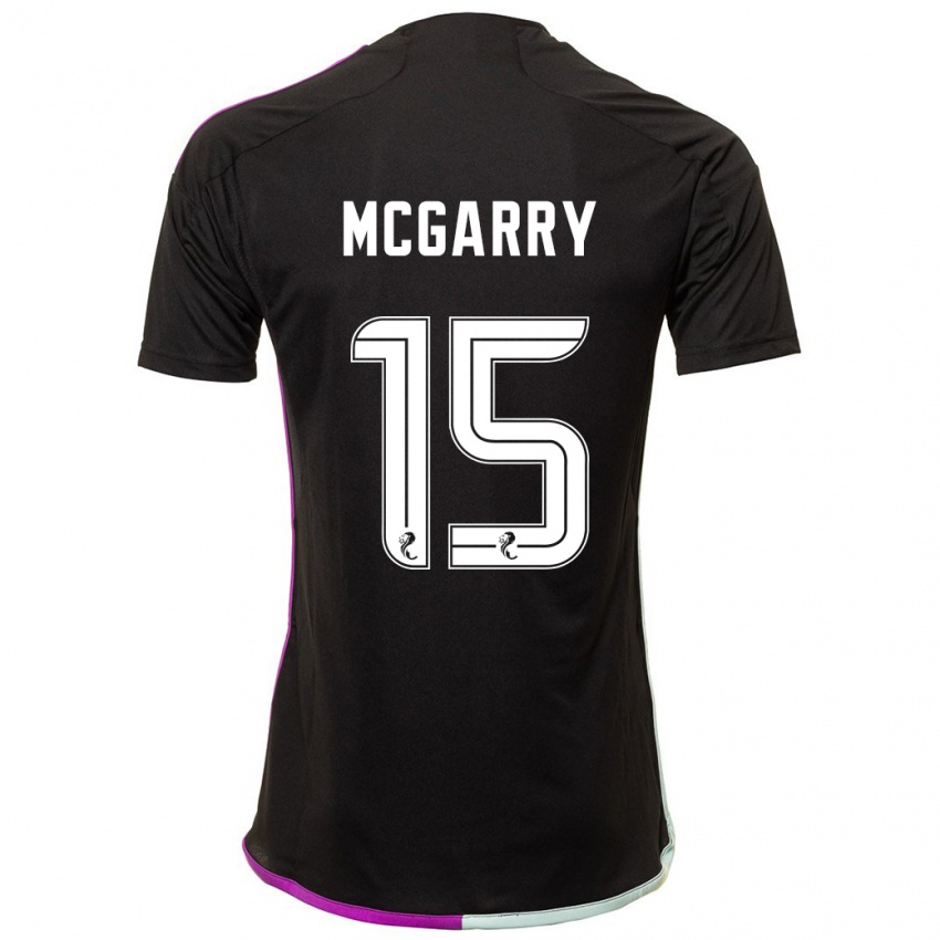 Niño Camiseta James Mcgarry #15 Negro 2ª Equipación 2023/24 La Camisa Chile