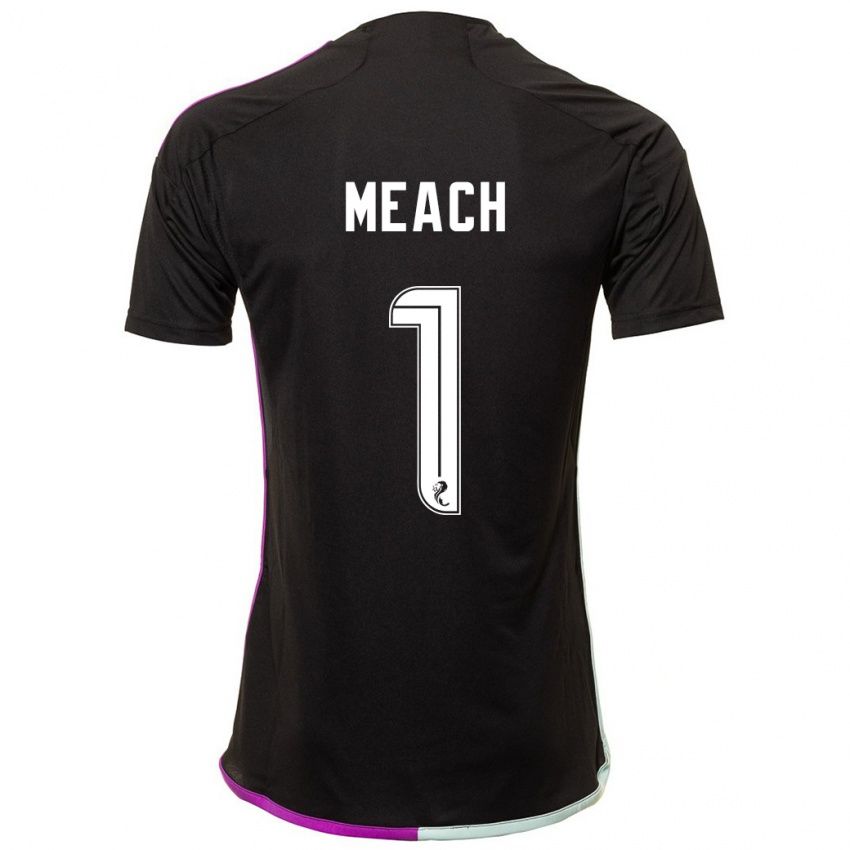 Niño Camiseta Aaliyah-Jay Meach #1 Negro 2ª Equipación 2023/24 La Camisa Chile