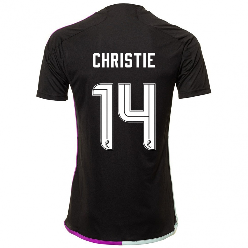 Niño Camiseta Mya Christie #14 Negro 2ª Equipación 2023/24 La Camisa Chile